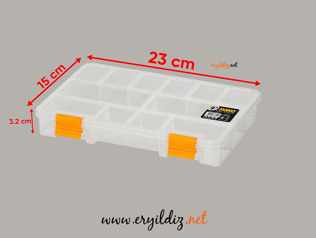 Full Şeffaf Vida Takım Çantası  9 Organizer Eryıldız Hırdavat 