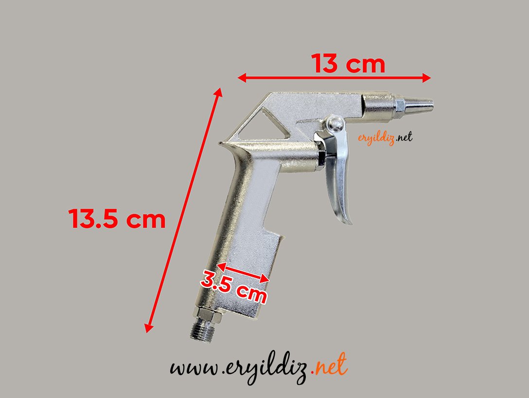Astro Hava Toz Tabancası Metal Kısa Eryıldız Hırdavat