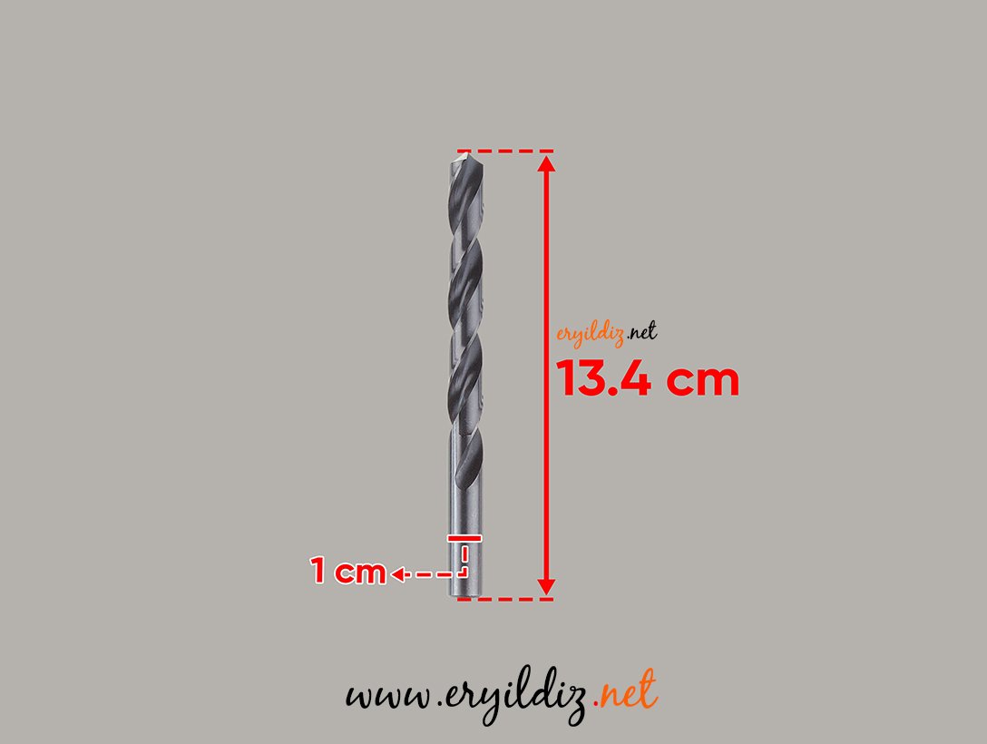 Hss Ağaç ve Metal Matkap Ucu 10 mm 1 Adet Eryıldız Hırdavat 