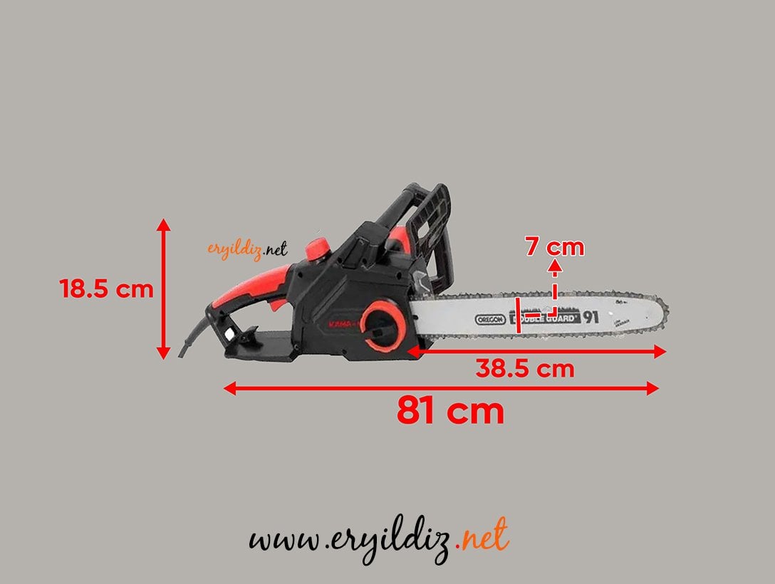 Kama By Reis KMR2000W Elektrikli Ağaç Kesme Motoru Eryıldız Hırdavat 