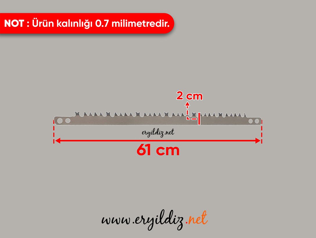 Kol astar Ağzı 610 mm Eryıldız Hırdavat