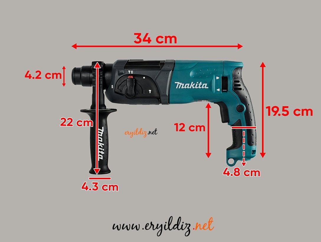 Makita HR 2470 Hilti Çift Yalıtımlı Kırıcı Delici 780 Watt Eryıldız Hırdavat