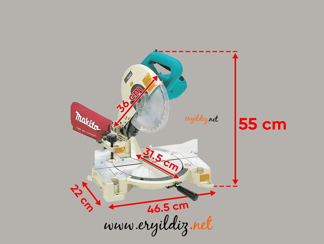 Makita LS 1040 Gönye Kesme Tezgahı 1650W Eryıldız Hırdavat 