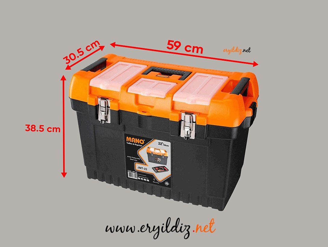Mano JMT - 22 Jumbo Metal Kilitli Takım Çantası Eryıldız Hırdavat