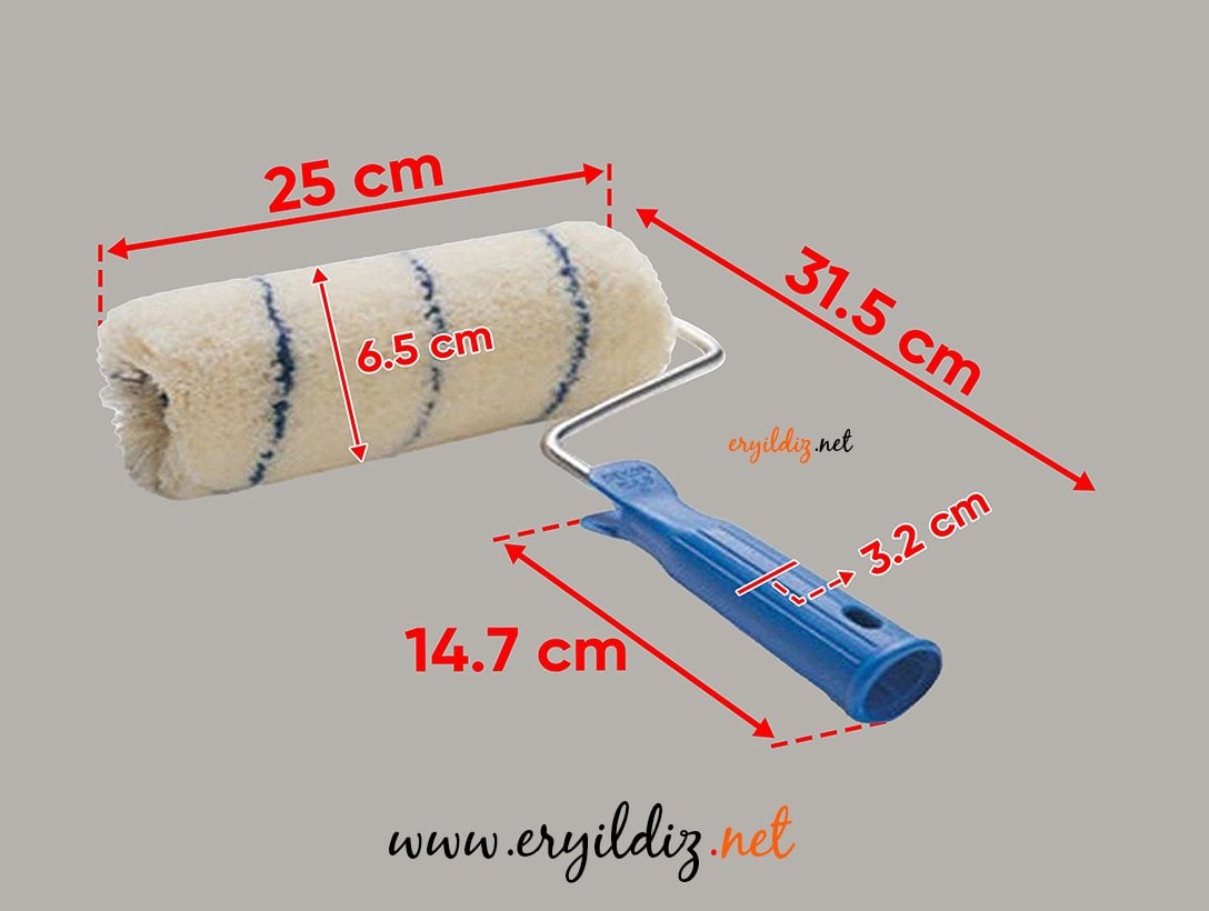 Kaptan Rulo Fırça No:25 Eryıldız Hırdavat