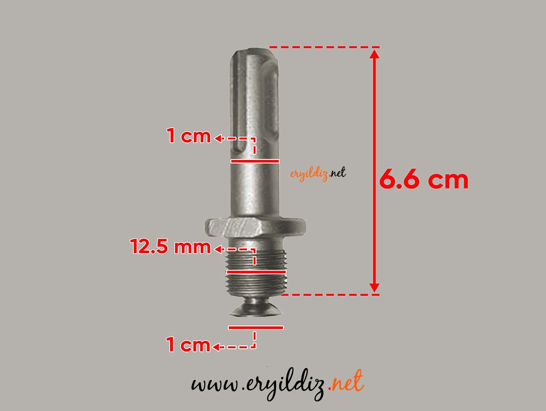 SDS Mandren Adaptörü Eryıldız Hırdavat 