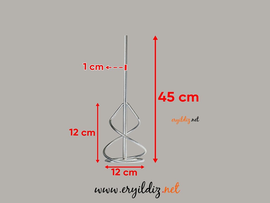 Sani Sds Boya Karıştırıcı 120 x 400 mm Eryıldız Hırdavat