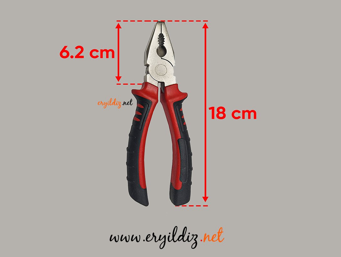 Wonder Pense ve Yan Keski 180 mm - 7 mm Eryıldız Hırdavat