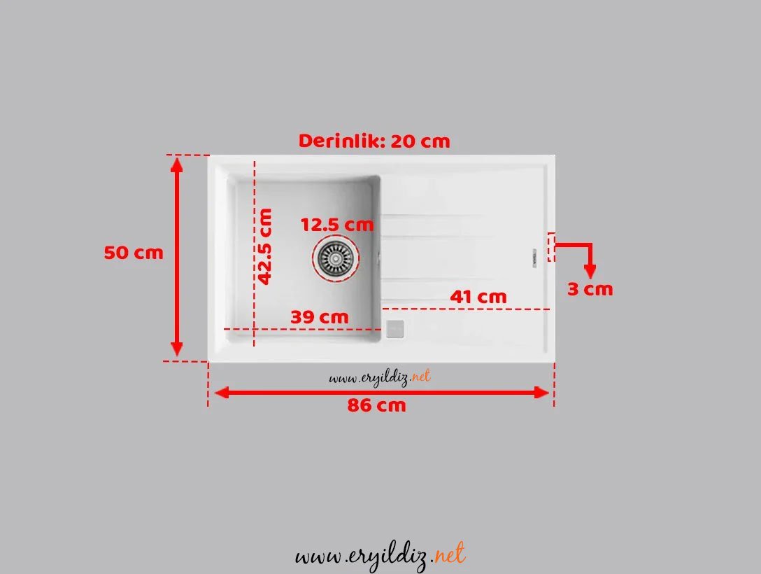 Teka Stone 50 B-TG 1B 1D Granit Ankastre Evye Metalik Beyaz Er yıldız Hırdavat