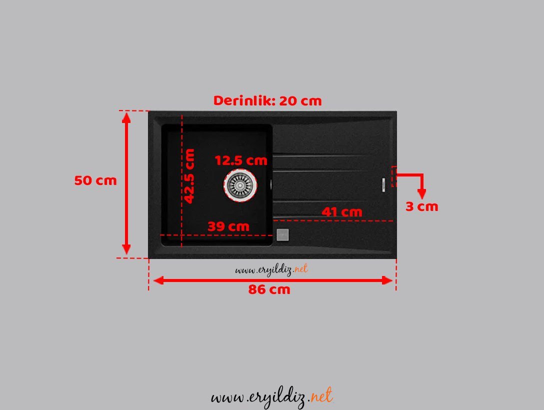 Teka Stone 50 B-TG 1B 1D Granit Ankastre Evye Metalik Siyah Er yıldız hırdavat