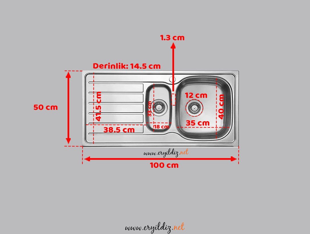 Ukinox Hypnos Dekorlu Tezgah Üstü Mikro Keten Yüzey Evye Mikro Keten ve Sol Er yıldız Hırdavat