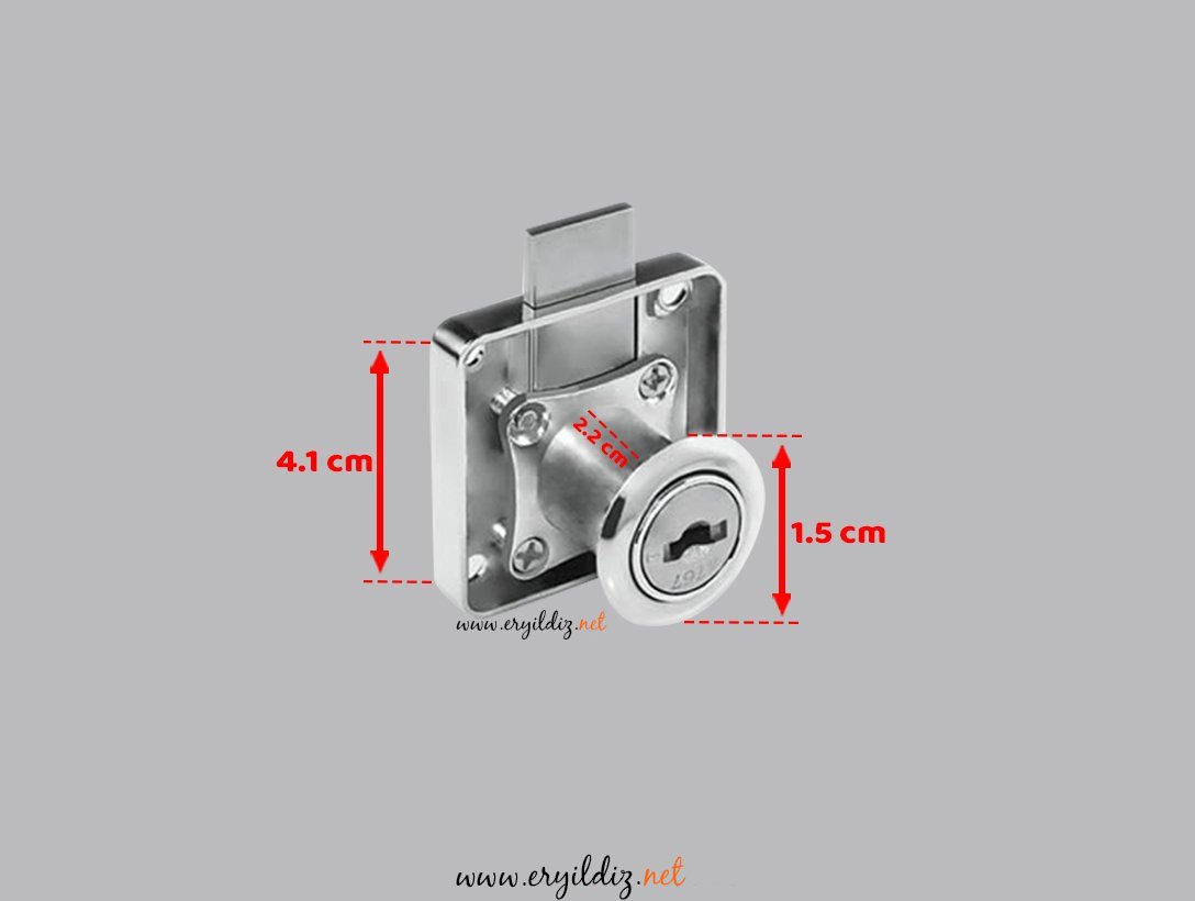 555 Kare Bilyalı Çekmece Kilidi 138-M-K-A ErYıldız Hırdavat