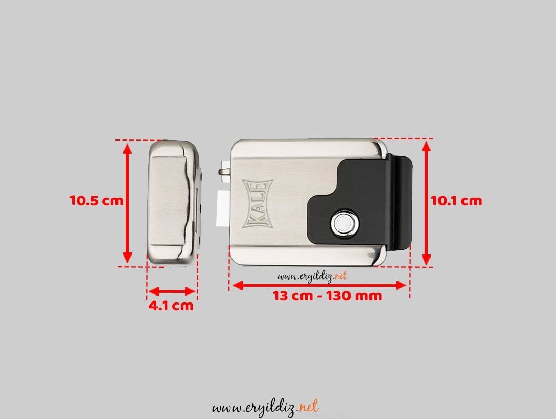Kale Kilit 357 M Kapı Otomatik Kilidi İnox - 357M-58 mm Eryıldız Hırdavat