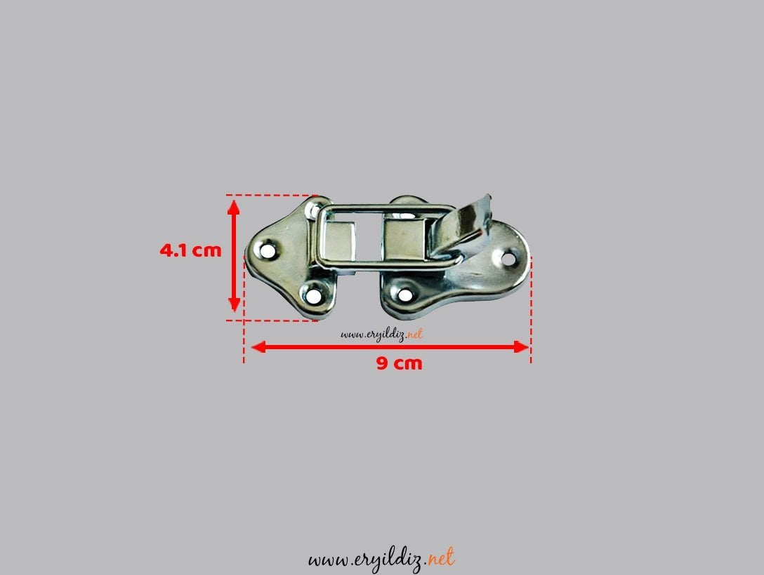 Sandık Askı Klipsi Ersan Çinko 9 cm Eko Eryıldız hırdavat