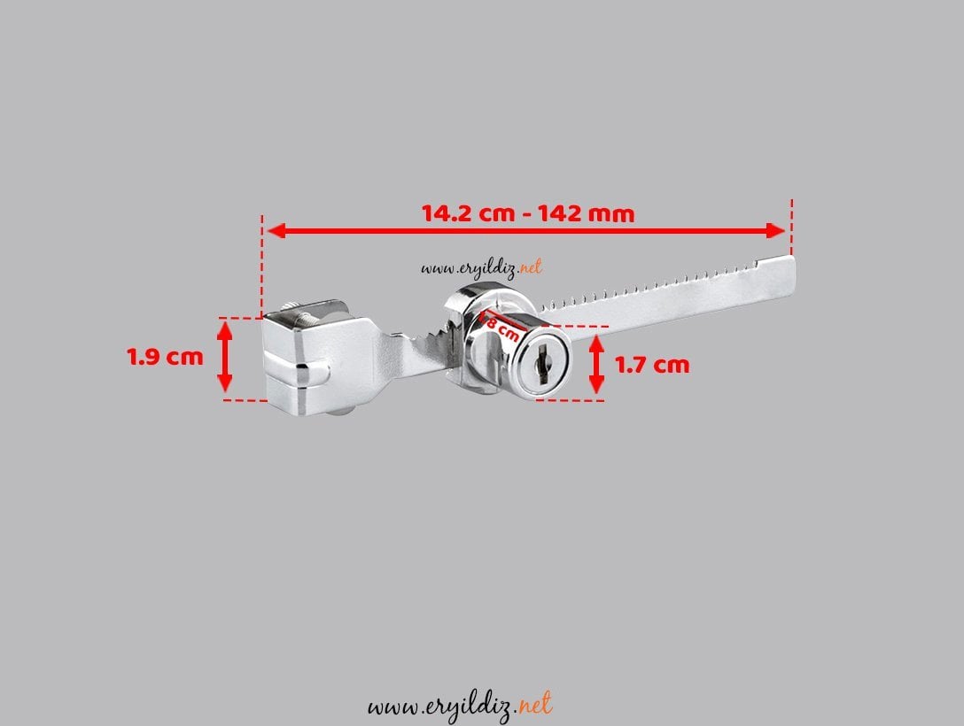 Sürgü Cam Kilidi 328 Er Yıldız Hırdavat