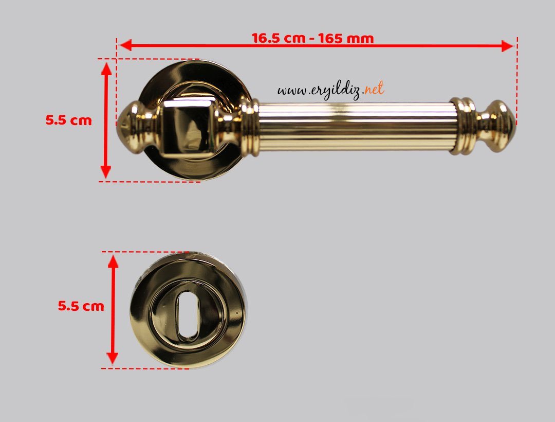 Doğanlar Bosfor Rozetli Kapı Kolu Albirifin - Oda Kapısı Er Yıldız hırdavat