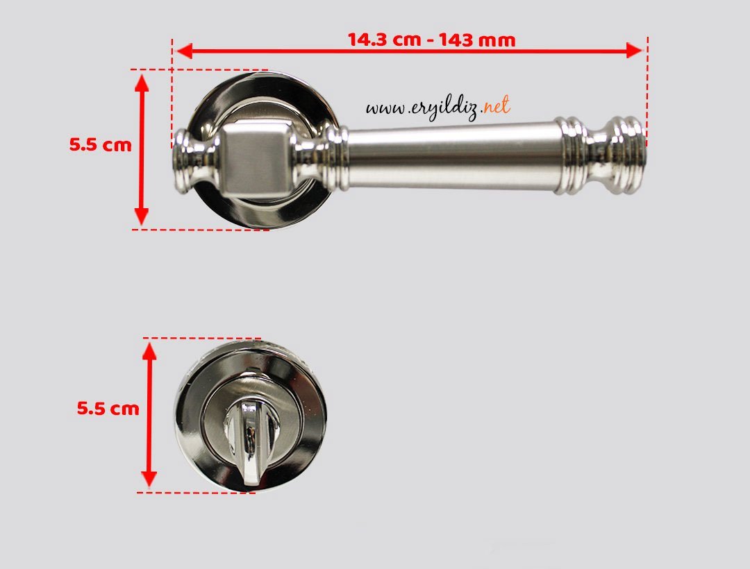 Doğanlar Dragon Rozetli Kapı Kolu Olifka - Wc Kapısı Er yıldız hırdavat