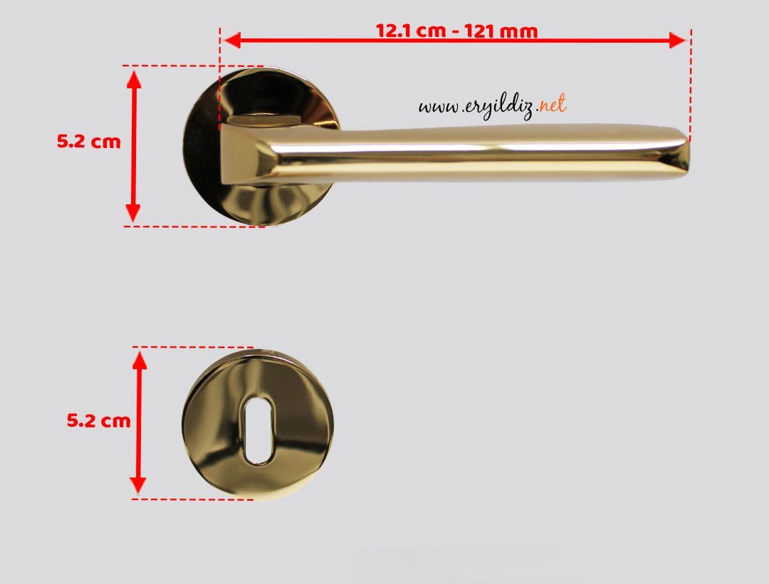 Doğanlar Falcon Rozetli Kapı Kolu Albirifin - Oda Kapısı Er Yıldız Hırdavat