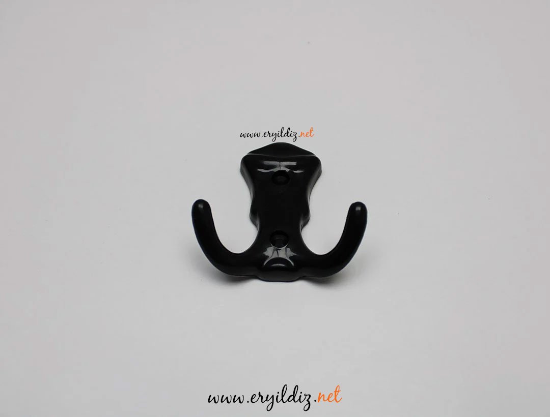 Fede Plastik Mobilya Askısı Siyah Er yıldız Hırdavat