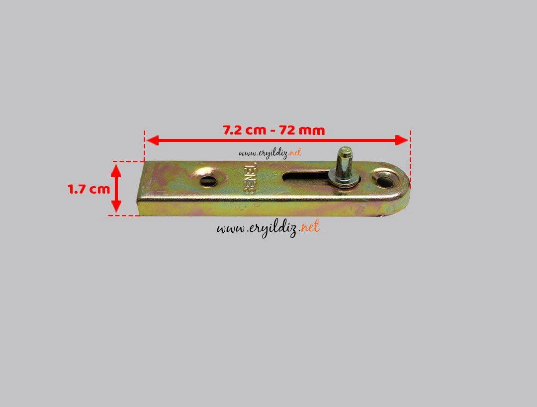 Kapı Sürgüsü Düz - 100 mm Er Yıldız Hırdavat
