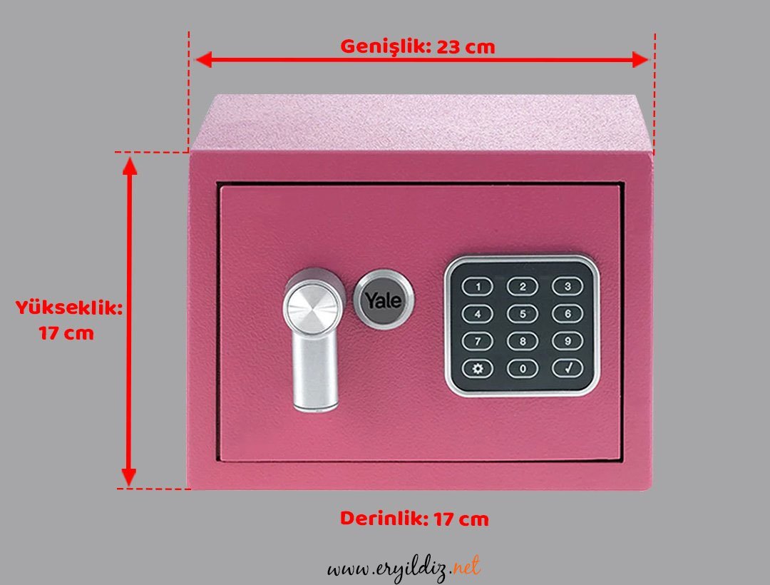 Yale Ekonomik Mini Seri Kasa Mavi Er Yıldız Hırdavat