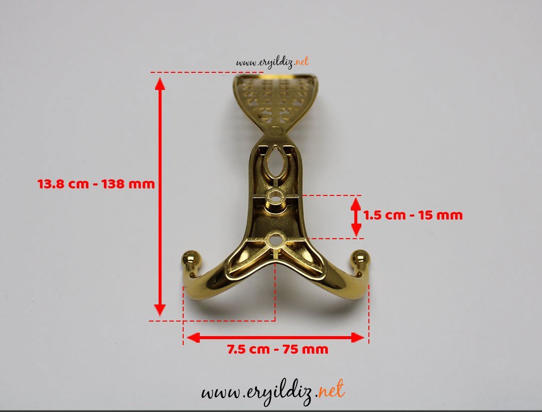 Afra Osmanlı Portmanto Altın Eryıldız Hırdavat