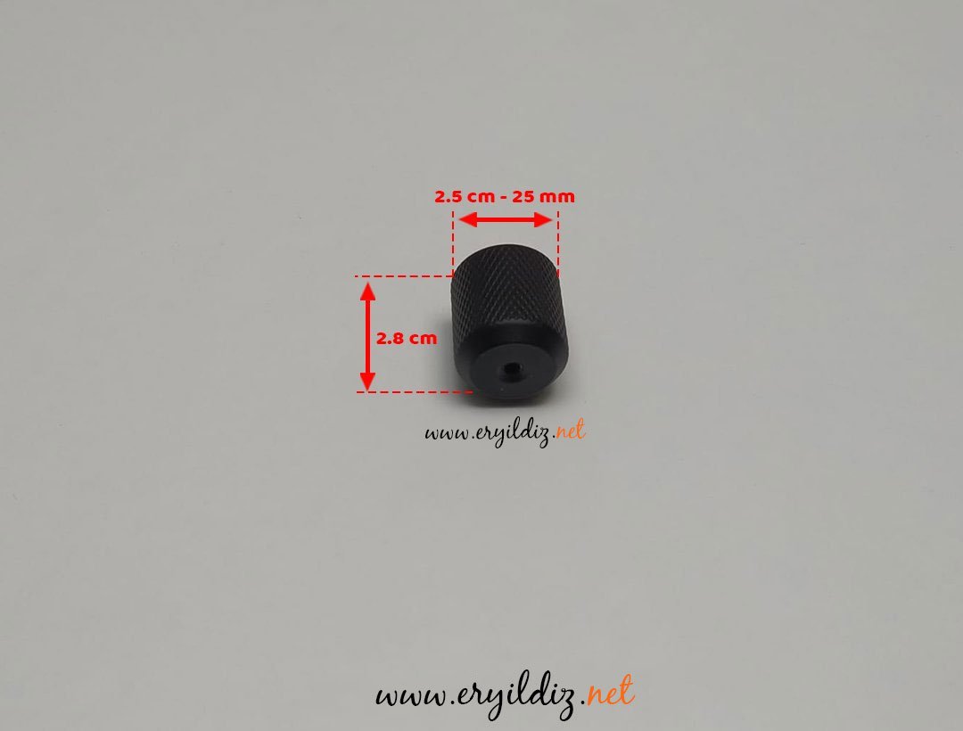 Doğanlar AL247 Düğme Kulp Matsiyah - 25 mm Eryıldız Hırdavat