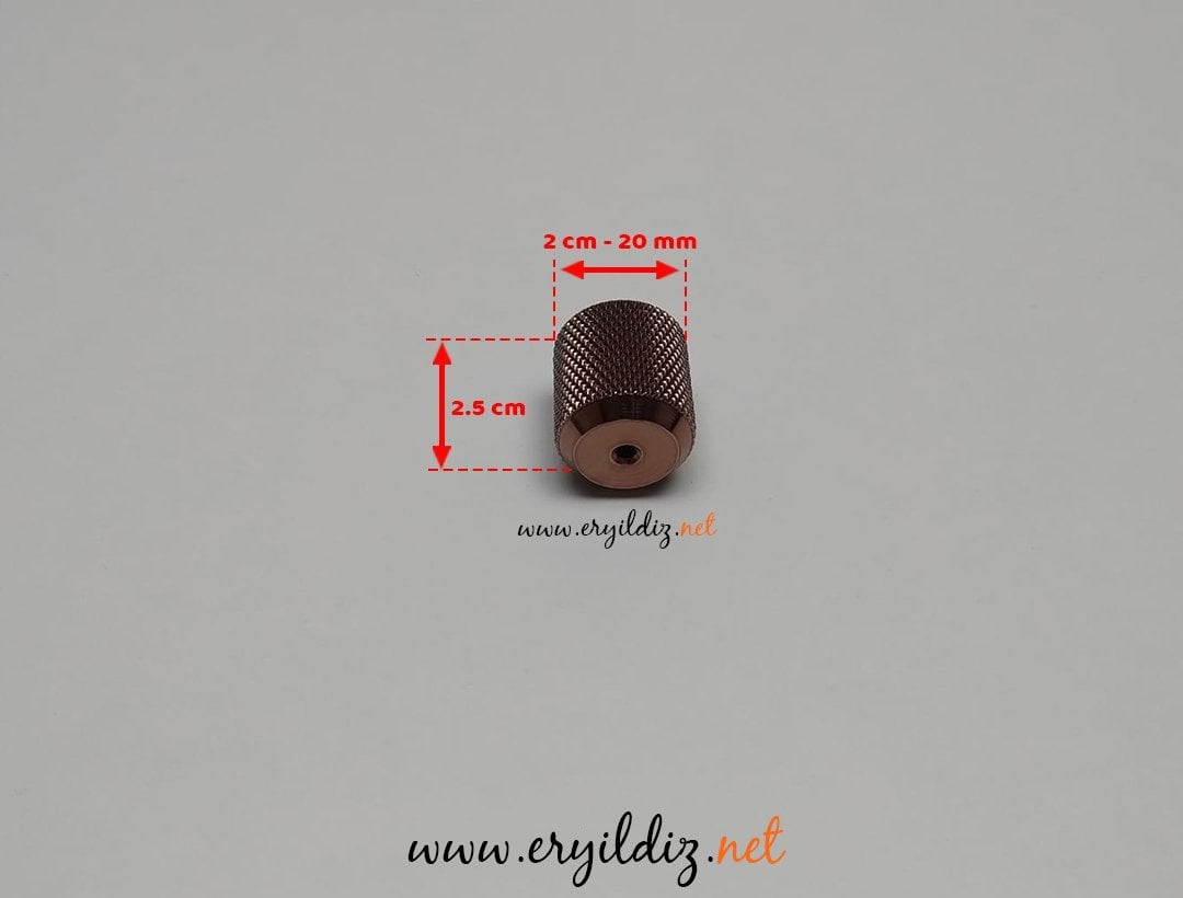 Doğanlar AL247 Düğme Kulp Super Rose Eryıldız Hırdavat