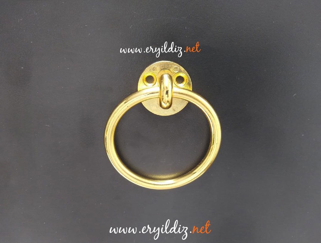 Halka Süs Sarkaç Mobilya Kulp Altın Sarısı Eryıldız Hırdavat