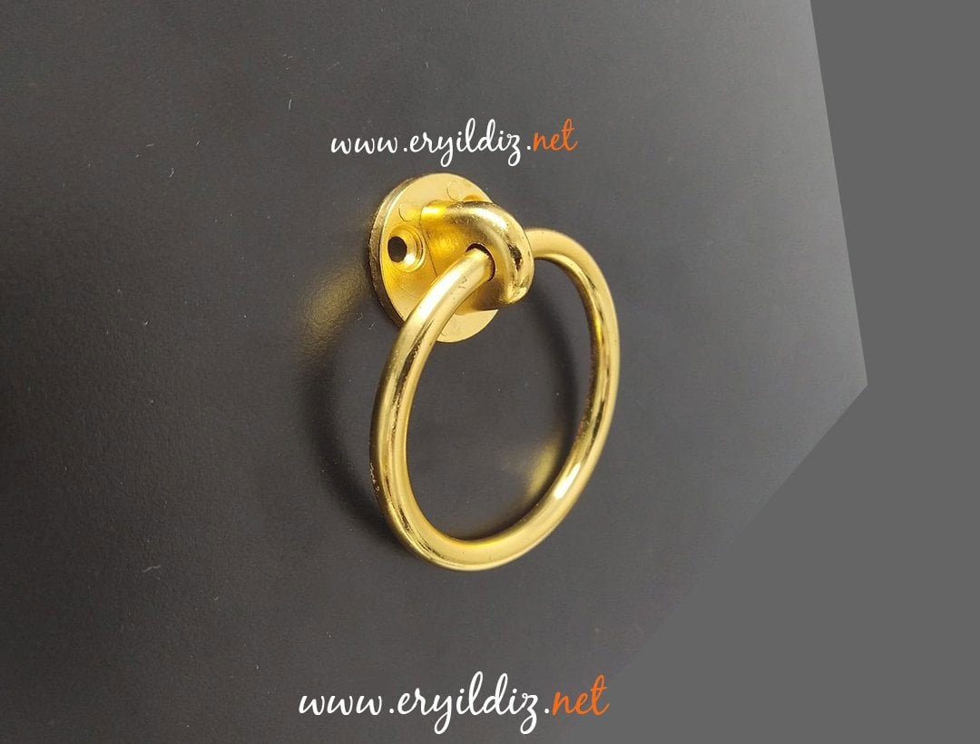 Halka Süs Sarkaç Mobilya Kulp Altın Sarısı Eryıldız Hırdavat