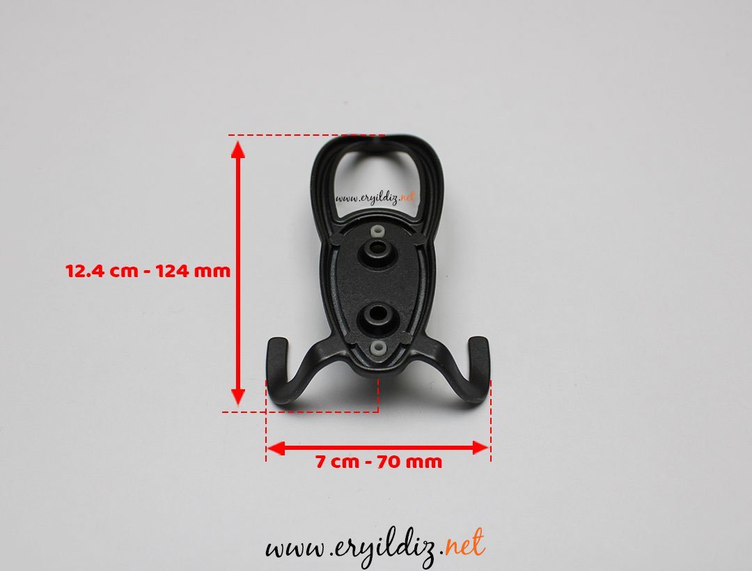 Modernax İnci Portmanto Askı Antrasit Er yıldız Hırdavat