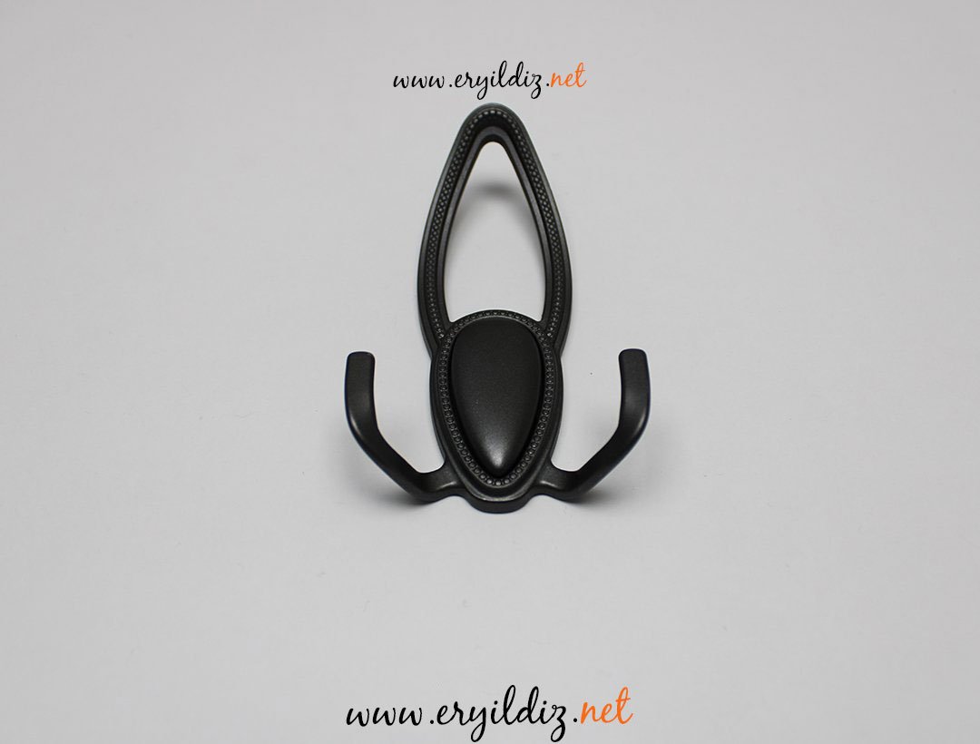 Modernax İnci Portmanto Askı Antrasit Er yıldız Hırdavat