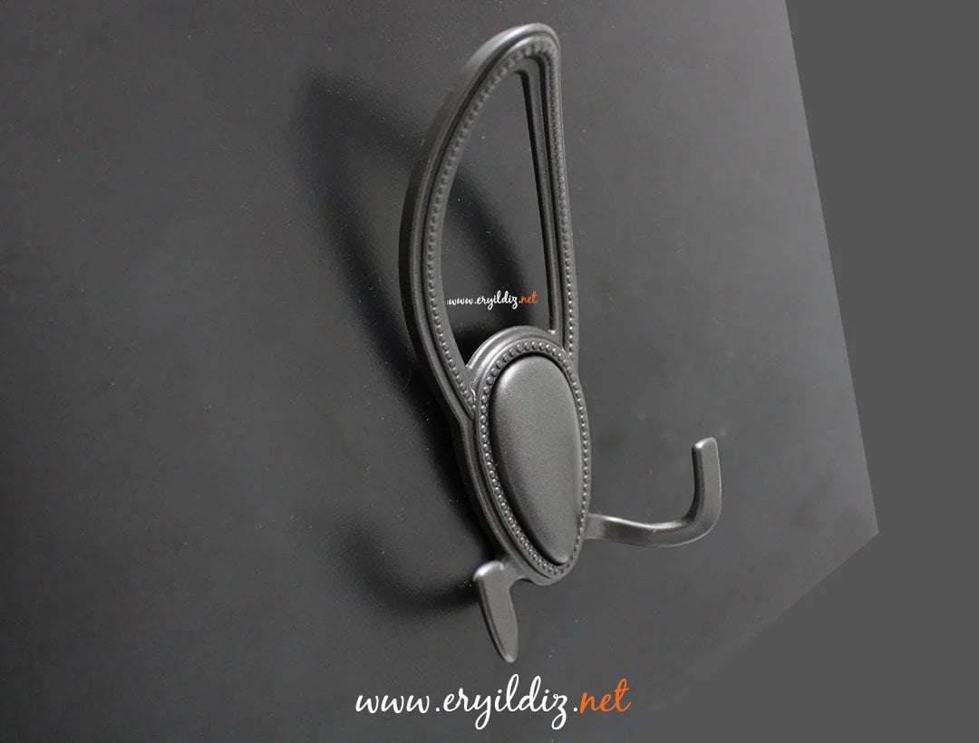 Modernax İnci Portmanto Askı Antrasit Er yıldız Hırdavat