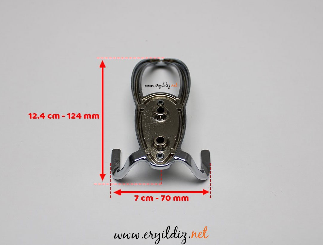 Modernax İnci Portmanto Askı Krom Er yıldız Hırdavat