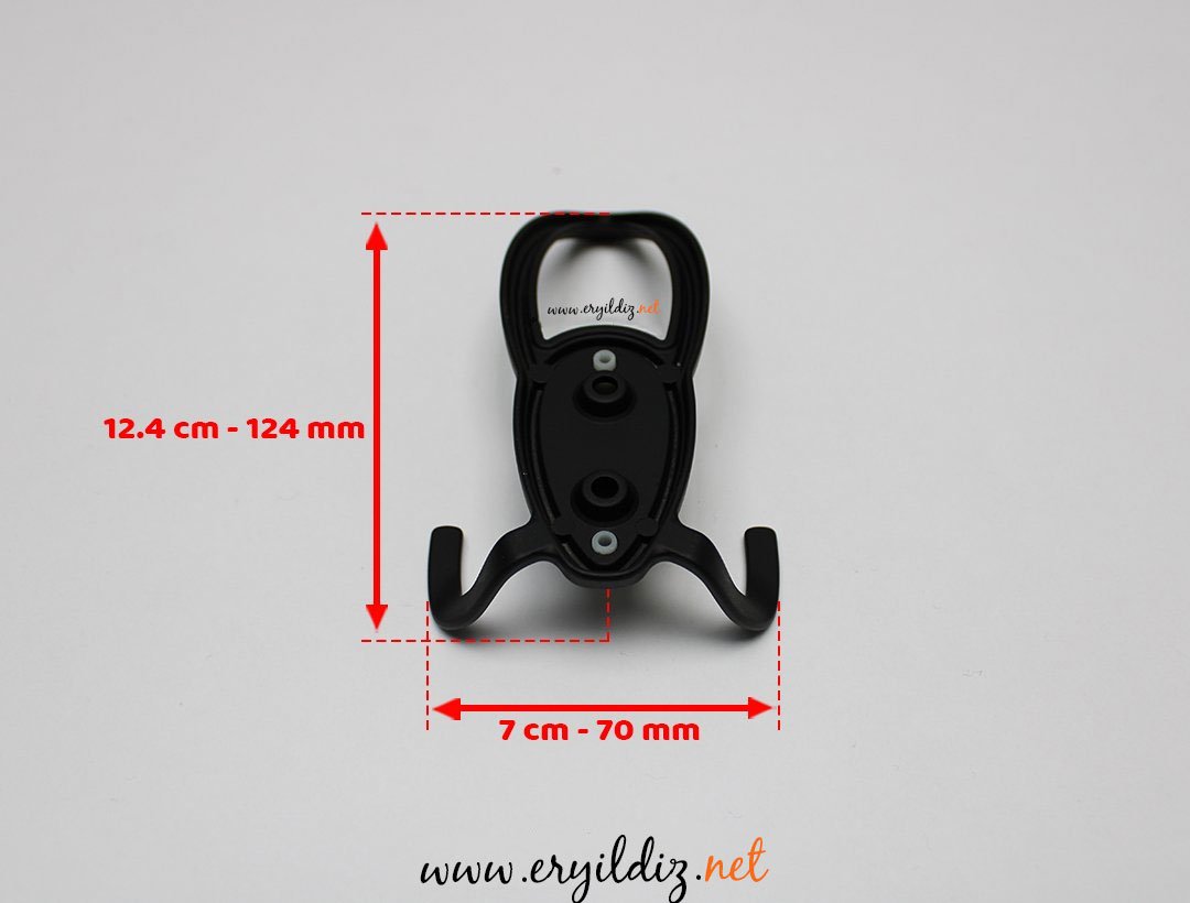 Modernax İnci Portmanto Askı Siyah Er yıldız Hırdavat