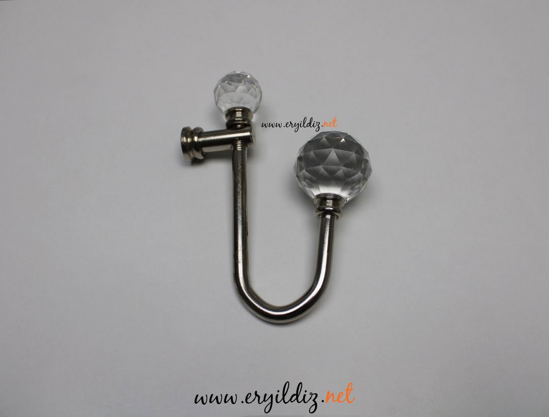 Perde Askısı Nobel Kuğu Küre Perde Askısı Krom Er yıldız Hırdavat