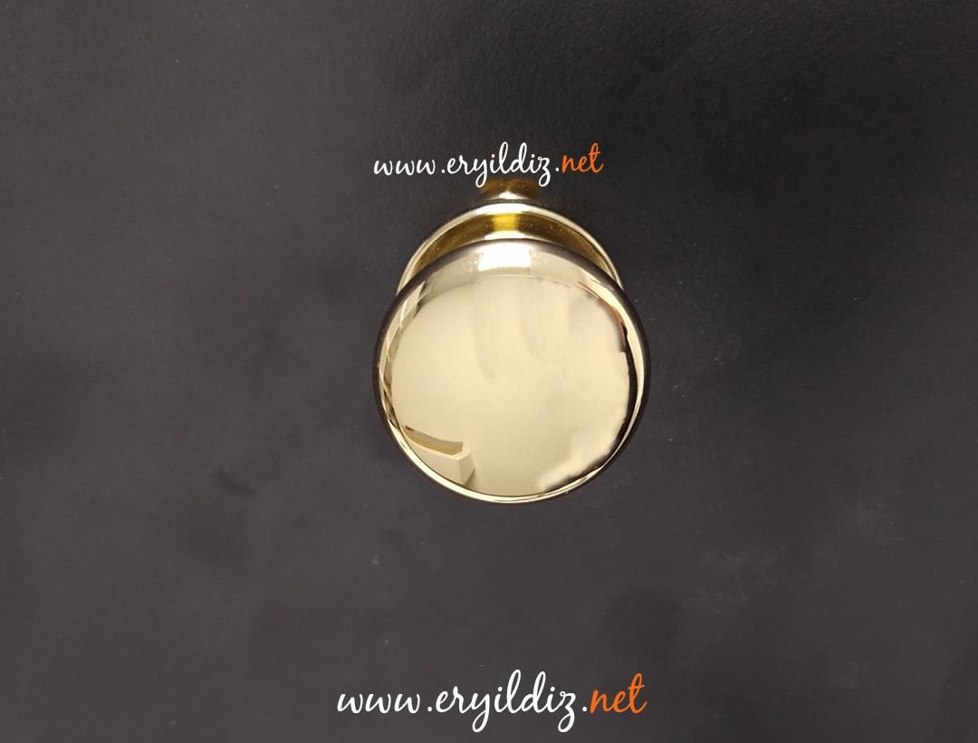 System 1959 Düğme Mobilya Kulp 32 mm Altın Sarısı Eryıldız hırdavat