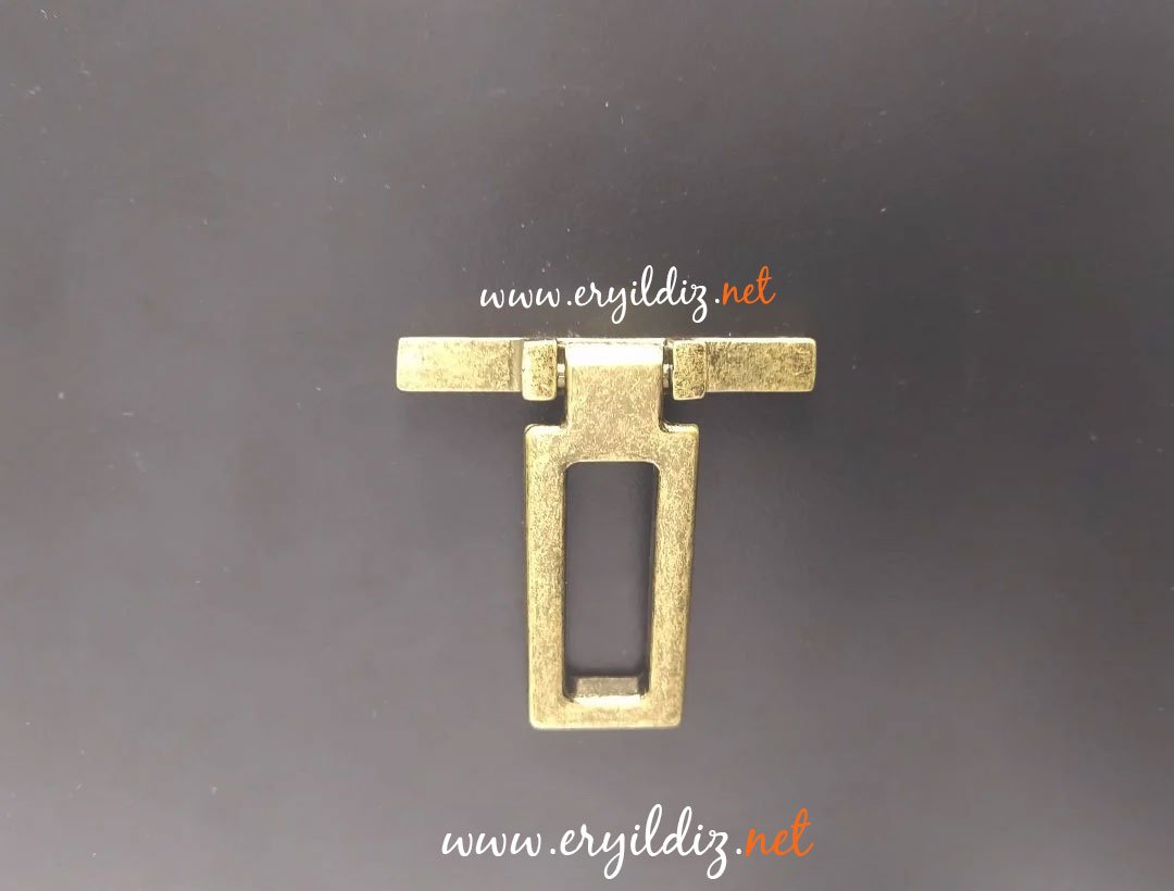 System 4633 Halka Mobilya Kulp Antik Eskitme - 24 mm Eryıldız Hırdavat