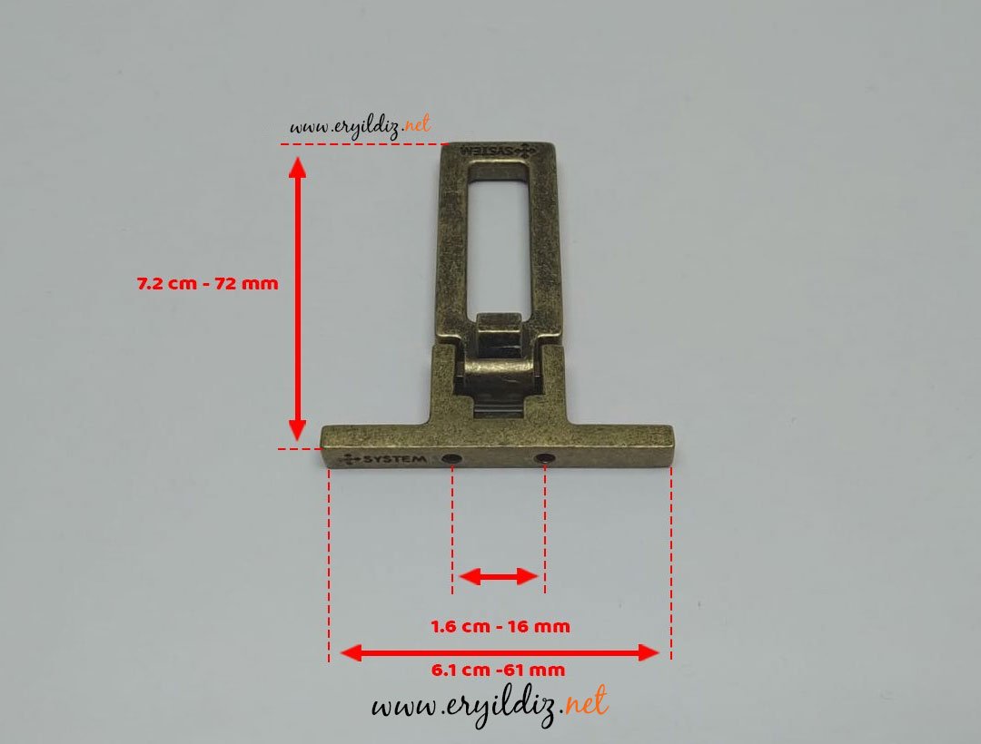 System 4633 Halka Mobilya Kulp Antik Eskitme - 24 mm Eryıldız Hırdavat