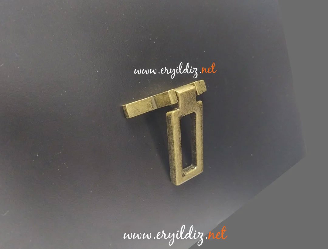 System 4633 Halka Mobilya Kulp Antik Eskitme - 24 mm Eryıldız Hırdavat