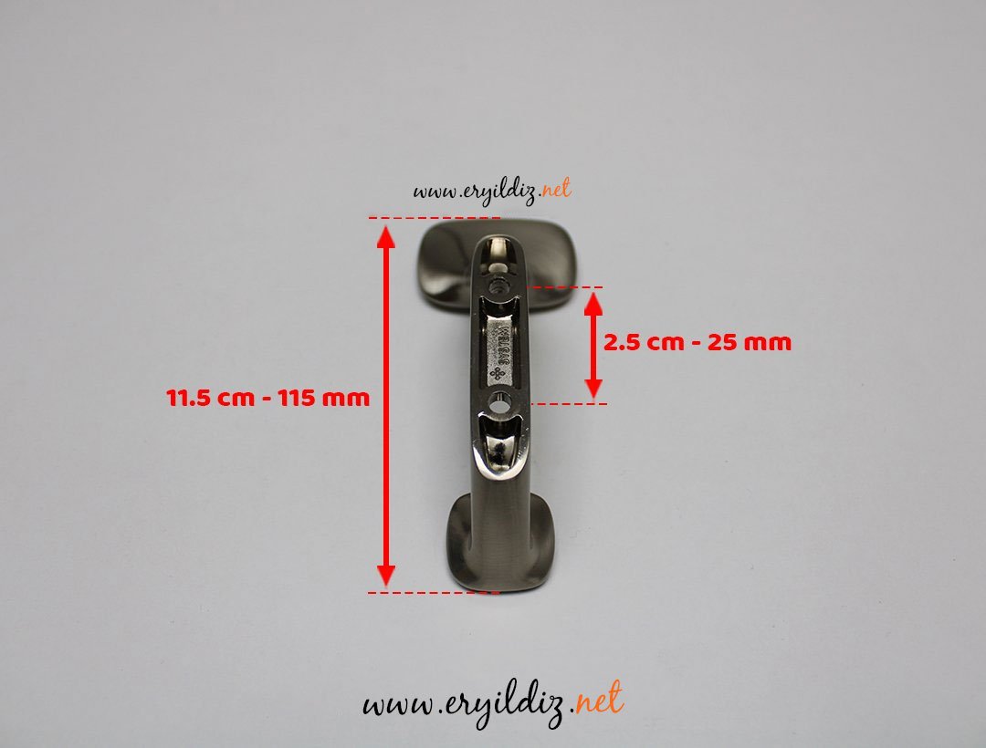 System AS2020 Askı 46 mm Nikel Eryıldız Hırdavat