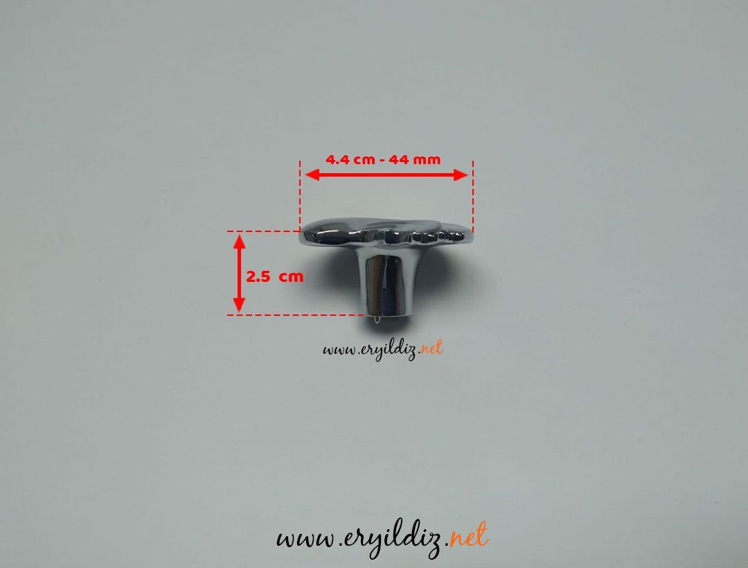 System SY 4475 Düğme Mobilya Kulp 8 mm Eryıldız Hırdavat