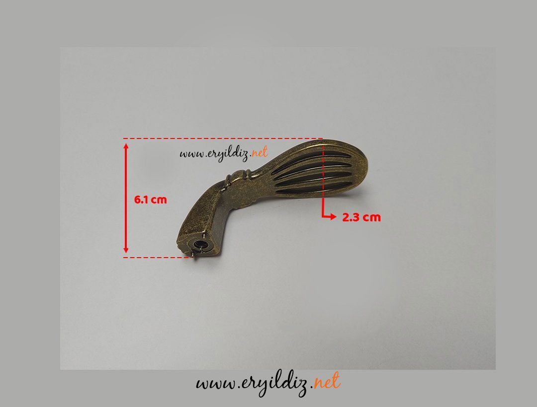 System SY 4485 Mobilya Kulp Antik Eskitme - Düğme - 8 mm Eryıldız Hırdavat