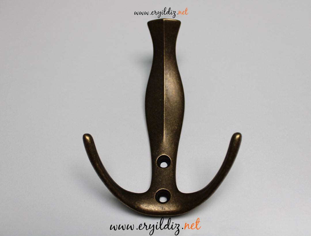 Yeniçeri Portmanto Antik Sarı Er Yıldız Hırdavat