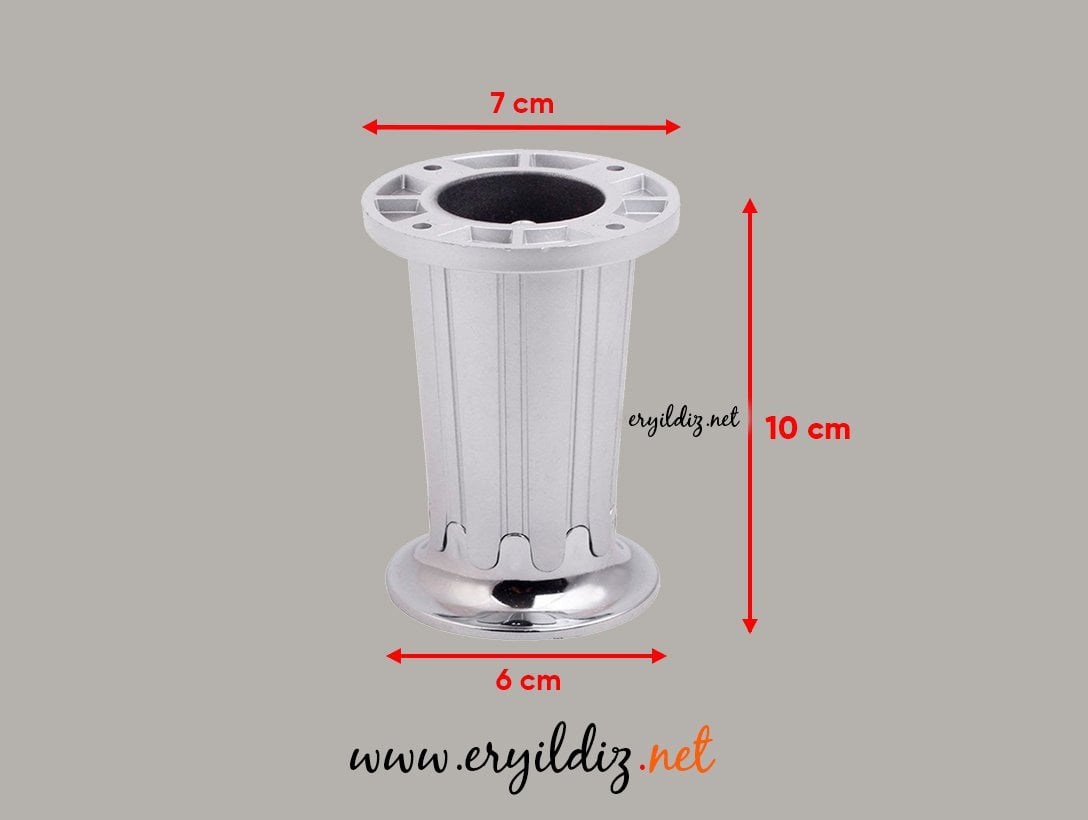 Ardıç 10 cm Çizgili Konik Ayak Eryıldız Hırdavat