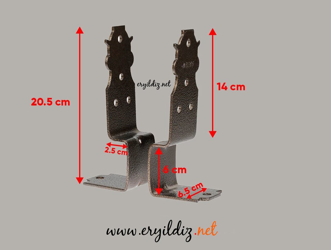 Eltos Dekoratif Pergüle Ayak Bakır Eryıldız Hırdavat