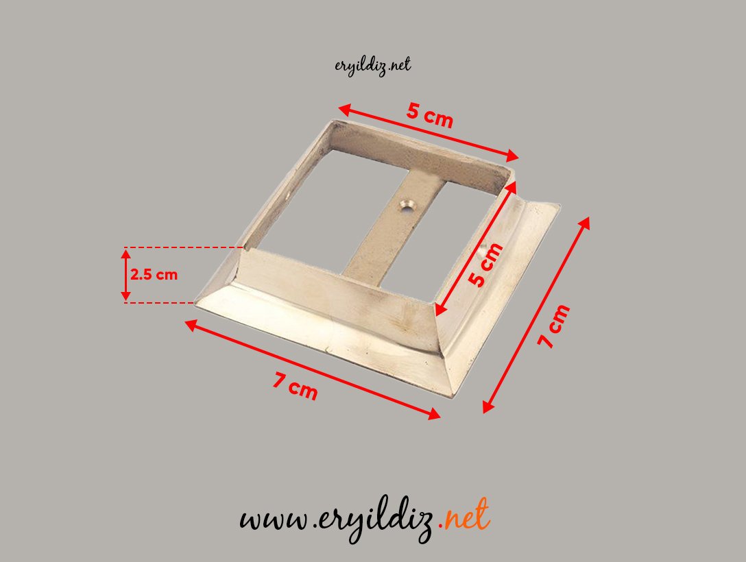 Korkuluk Pergule Ayak 5*5 cm Eryıldız Hırdavat