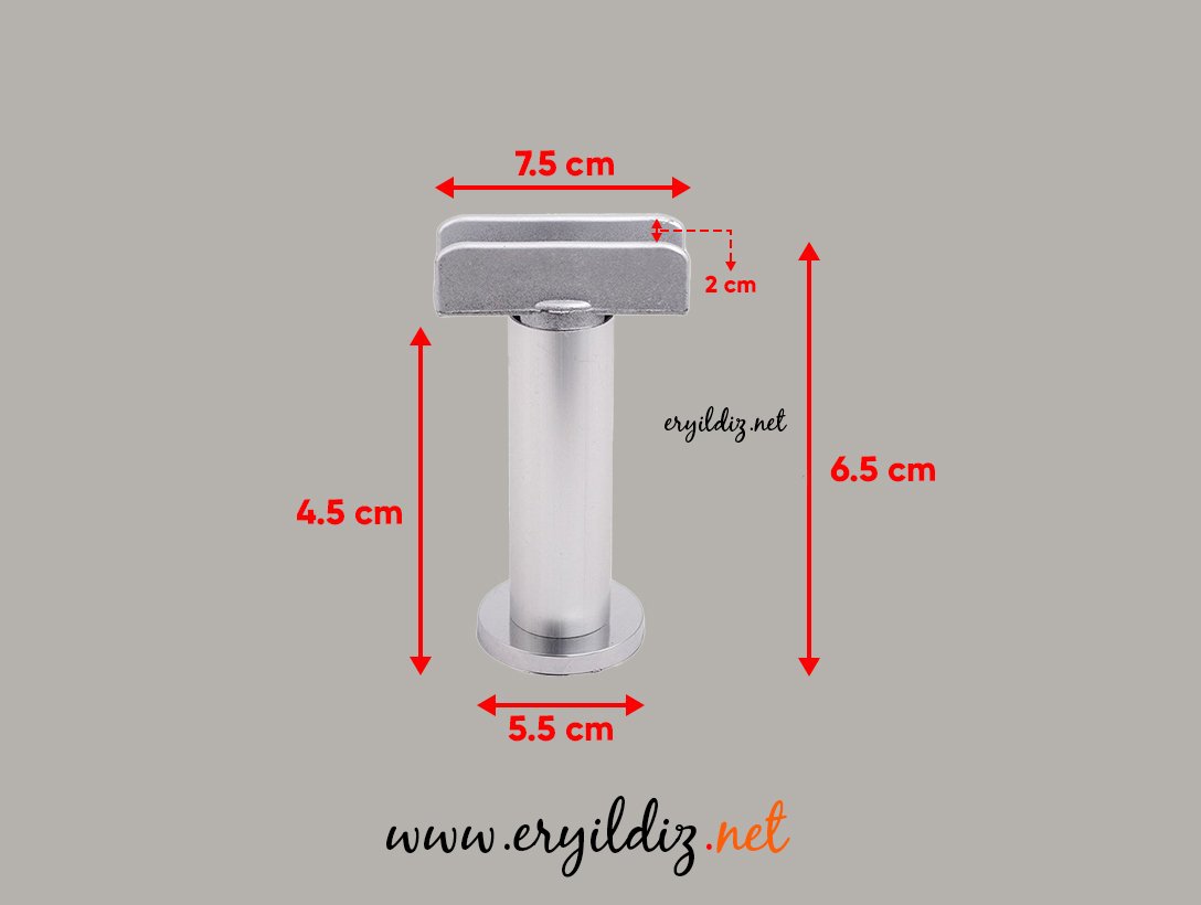 U Bambu Saten Mobilya Ayak 5 cm Eryıldız Hırdavat