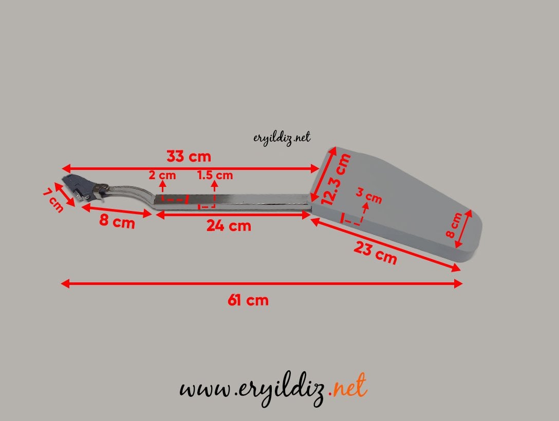 Samet Multi Mech Katlanır Kapak Makası Gri B1 255 Eryıldız Hırdavat