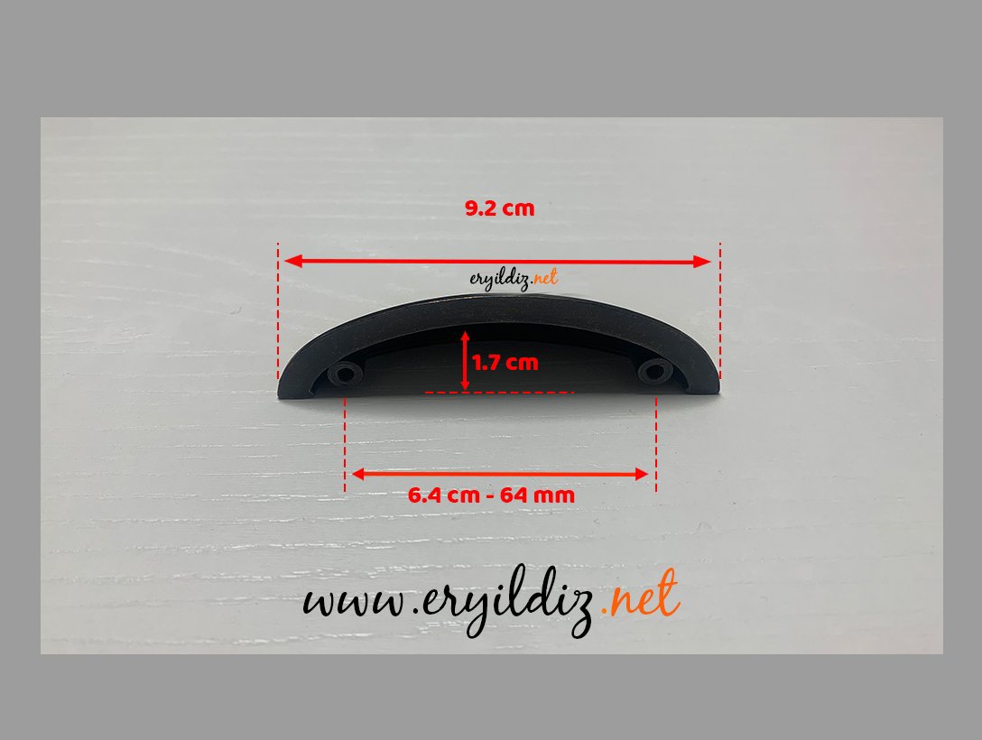 Çanak Antik Sarı Mobilya Kulp 64 mm Eryıldız Hırdavat 